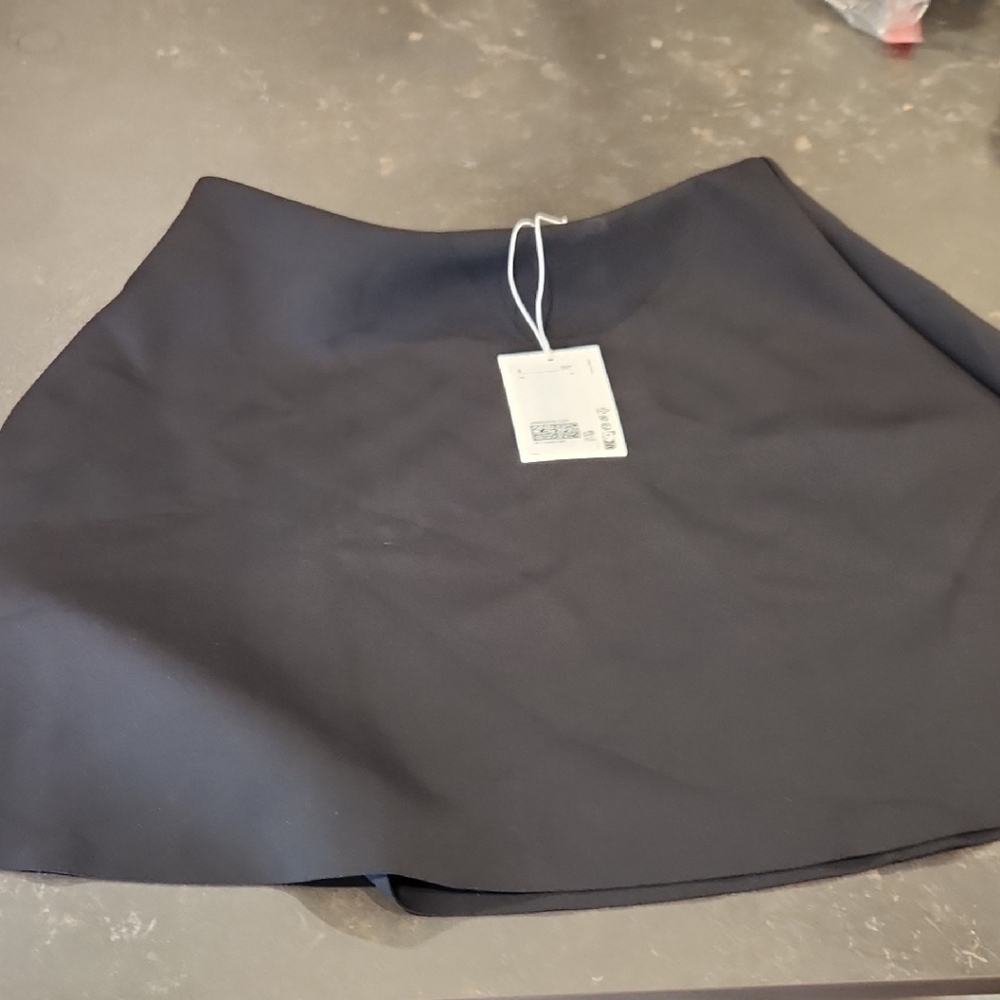 COS Black Skater Skirt